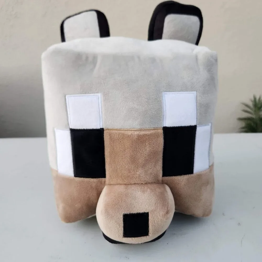 NEW Minecraft Wolf Large Plush Backpack 12.5